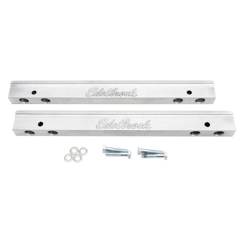 Fuel Injector Rail Kit #3637, -6 AN Clear For Pontiac V8 EDELBROCK Autoparts