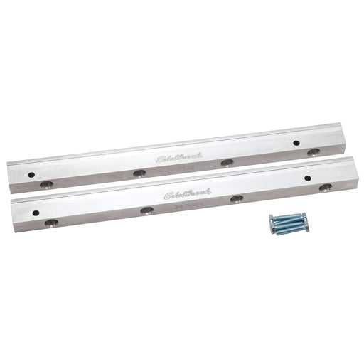 Fuel Injection Fuel Rail #3639, 3/8 in. NPT Clear For Ford Small-Block Modular EDELBROCK Autoparts
