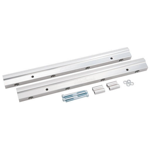Fuel Injection Fuel Rail #3649, -8 AN Clear For Chevrolet Big-Block EDELBROCK Autoparts