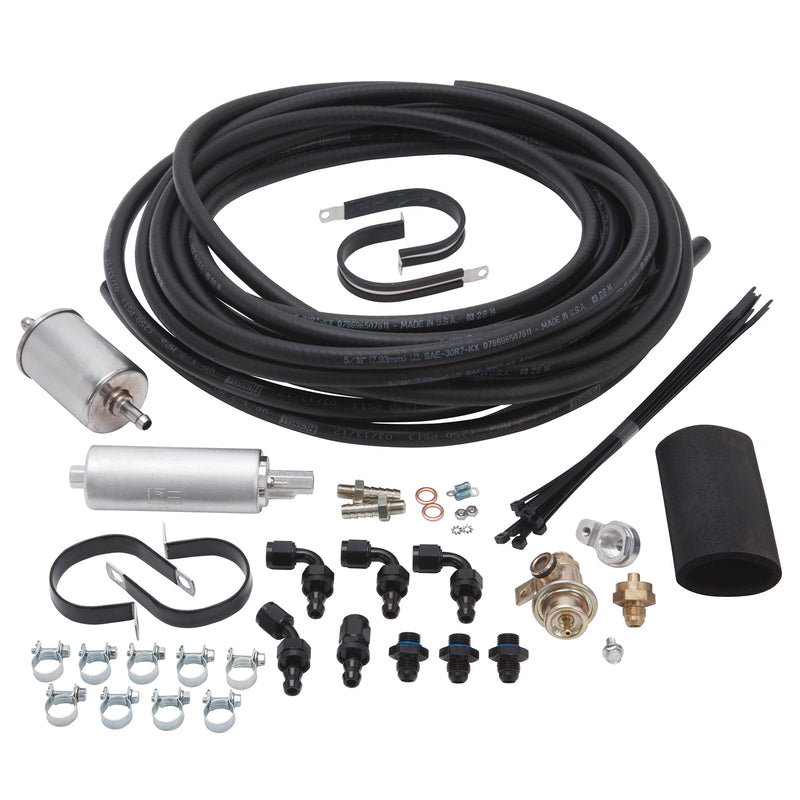 Fuel Injection Fuel Feed and Return Pipe Assembly #3651, 67 GPH/255 LPH EDELBROCK Autoparts