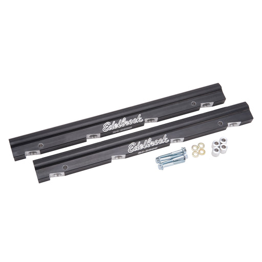 Fuel Injection Fuel Rail #3655, -8 AN Black Anodized For Chevrolet LS Gen IV EDELBROCK Autoparts