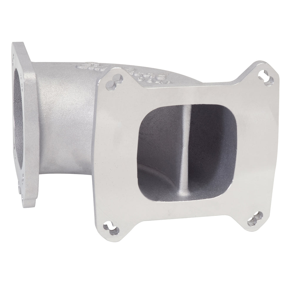 Throttle Body Intake Elbow #3849 High Flow, 90mm Opening, Satin Finish