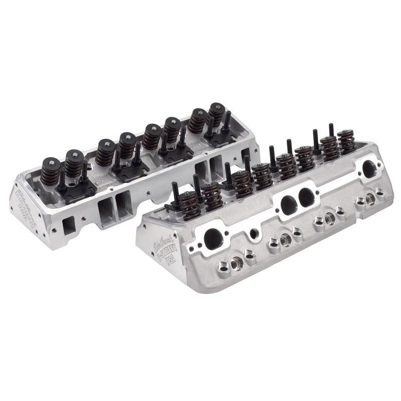 Small-Block Chevy E-Street Cylinder Heads 64cc EDELBROCK Autoparts