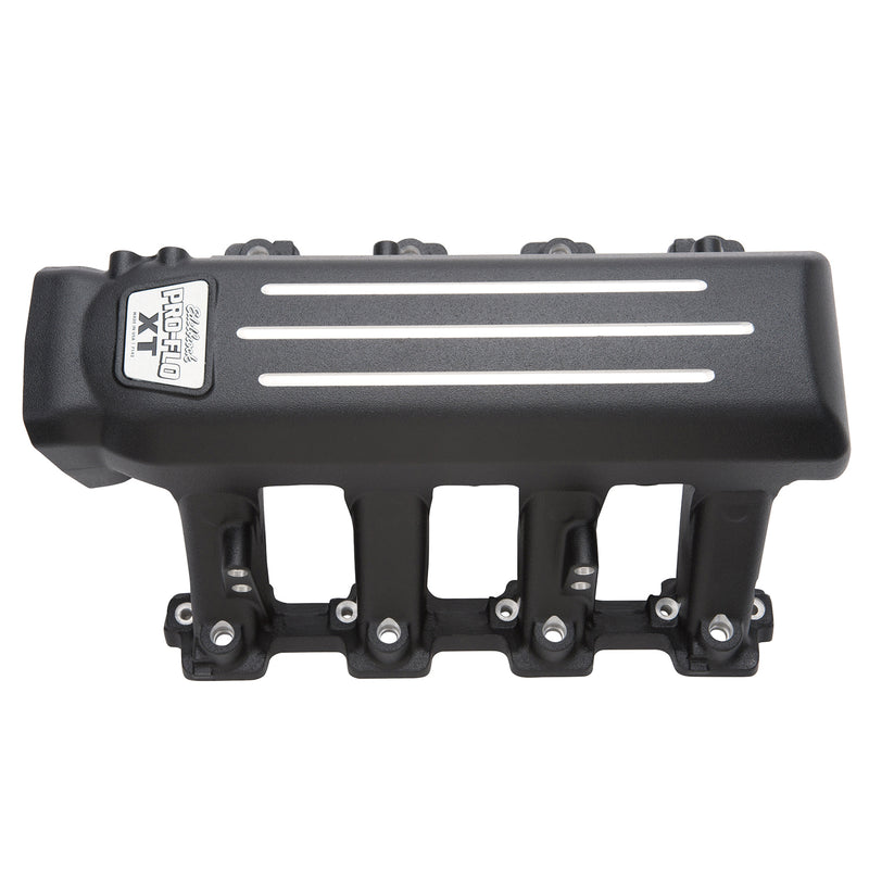 Black Pro Flo Small Block Chevy LS3 Intake Manifold EDELBROCK Autoparts