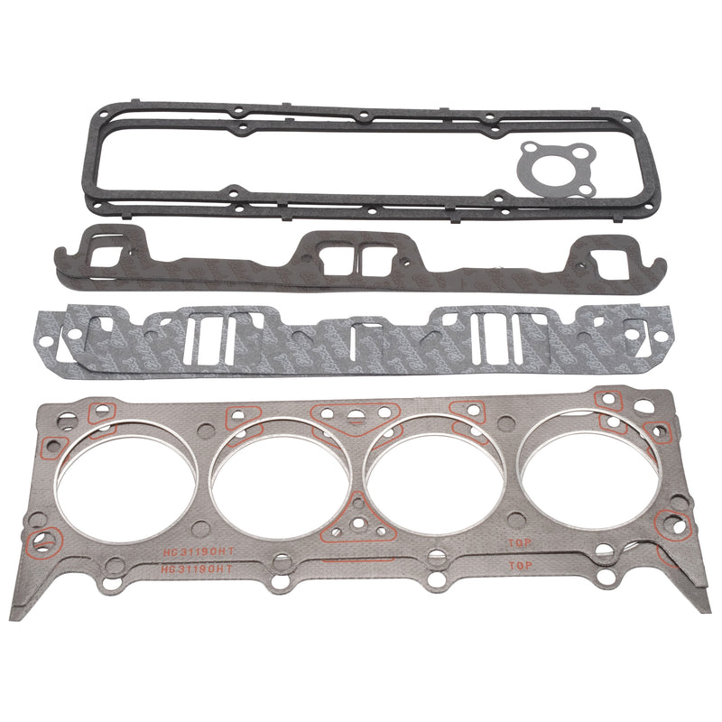 Engine Gasket Set (Head / Intake / Exhaust / Valve Cover) for AMC/Jeep EDELBROCK Autoparts