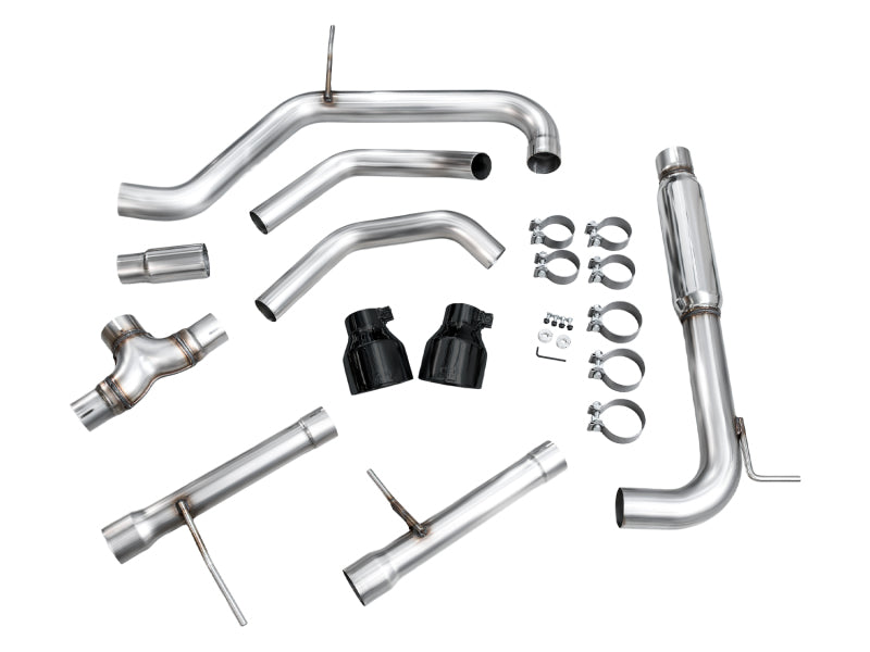 AWE Tuning 22-25 Volkswagen Jetta GLI Track Edition Exhaust - Diamond Black Tips AWE Tuning Catback