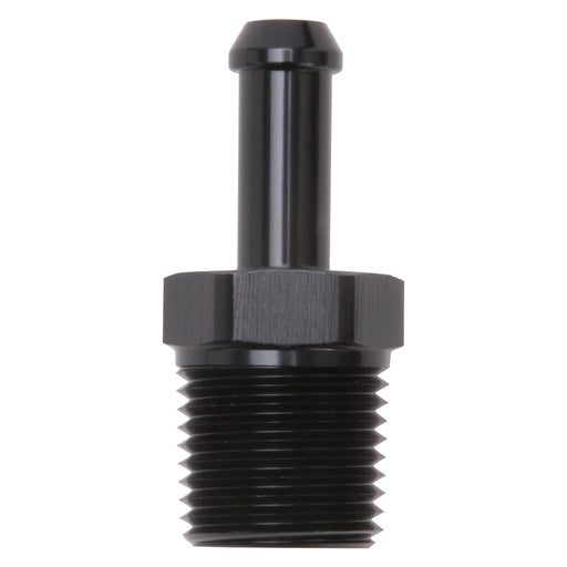 Heater Hose End Fitting - Straight with 1/2" NPT and 3/8" Barb. EDELBROCK Autoparts
