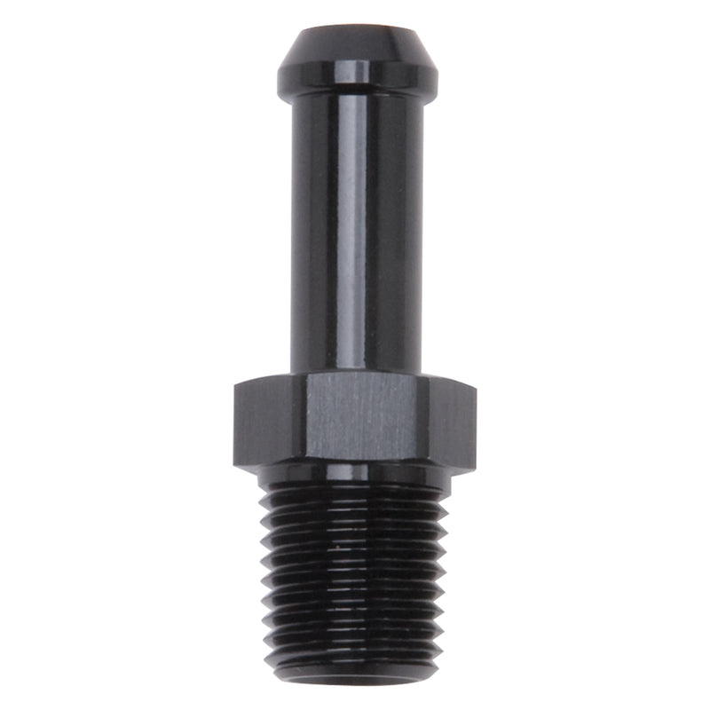 Heater Hose End Fitting - Straight with 1/4" NPT and 3/8" Barb. EDELBROCK Autoparts
