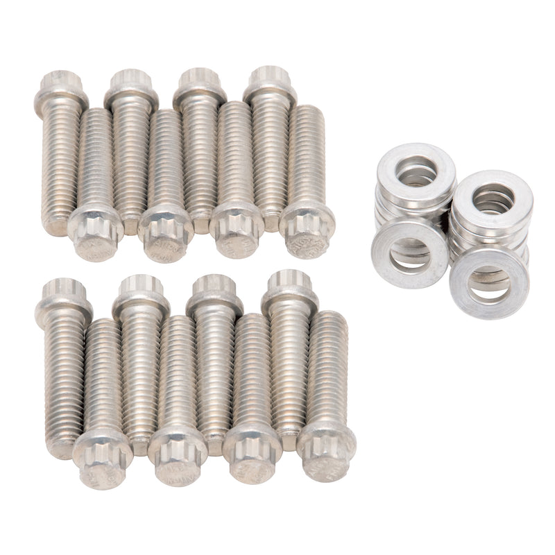 Intake Manifold Bolt Set For Big-Block Chevy Edelbrock Manifolds EDELBROCK Autoparts