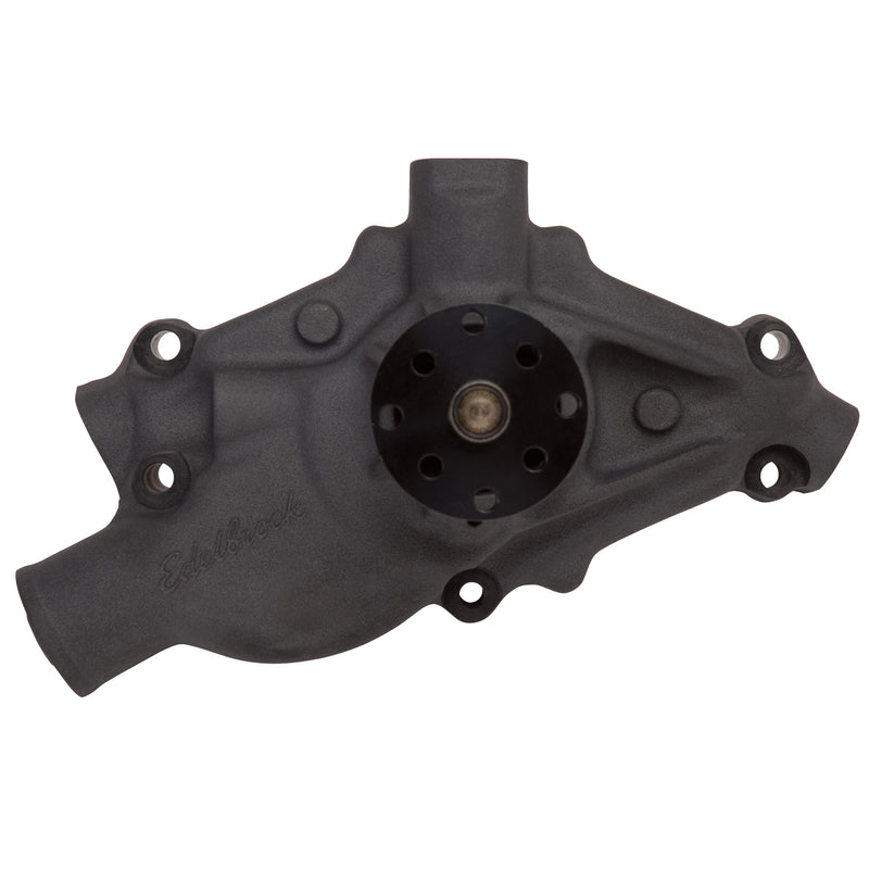 Competition Water Pump for Small-Block - 8 AN Pipe Aux Outlet EDELBROCK Autoparts