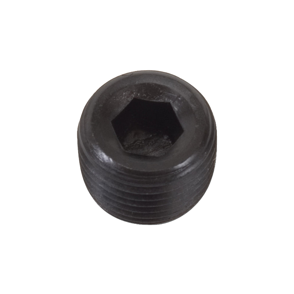 Socket Head Pipe Plugs in Black Finish - 1/2" NPT (Single)