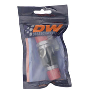 DeatschWerks 8AN Male Flare Quick Disconnect Dry Break Fitting - 2 Pieces Anodized Matte Black DeatschWerks Fittings
