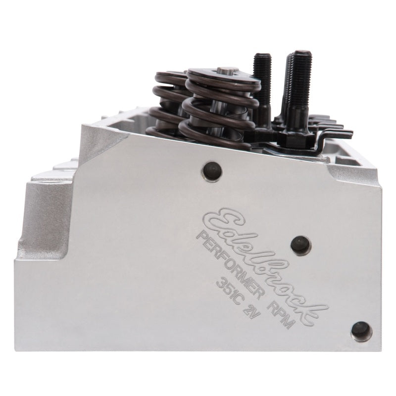 Edelbrock Cyl Head 351C Ford 2V Perf RPM Complete Edelbrock Heads