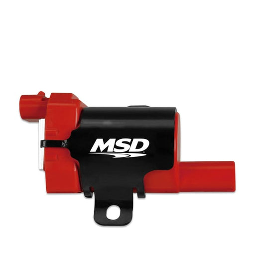 MSD Ignition Coil - GM LS Blaster Series - L-Series Truck Engine - Red 8263 MSD Autoparts