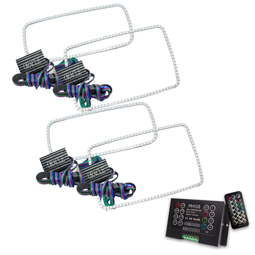 Oracle Ford F250 08-10 Halo Kit - ColorSHIFT w/ 2.0 Controller ORACLE Lighting Headlights
