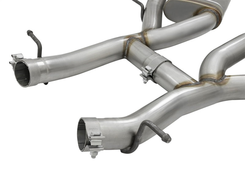 aFe MACHForce XP 3in 304 SS Axle-Back Dual Exhaust (NPP) w/ Polished Tips 16-17 Camaro SS V8-6.2L aFe Axle Back