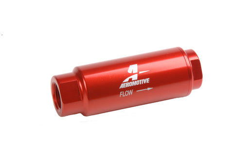 Aeromotive SS Series In-Line Fuel Filter - 3/8in NPT - 40 Micron Fabric Element Aeromotive Fuel Filters