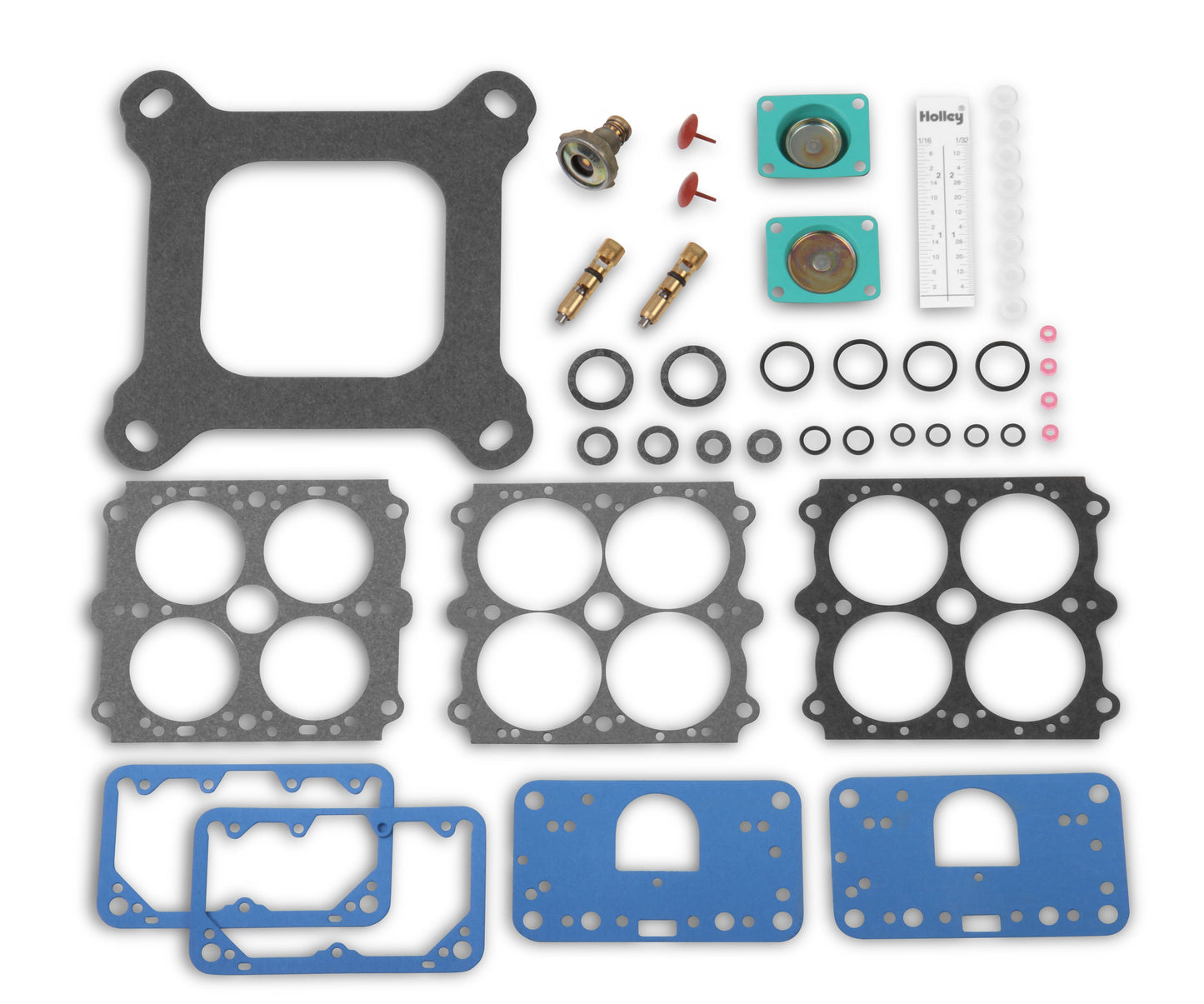 Spacer Kit, Small Block Ford Accessory Drive Crank Pulley - 3.875" Damper