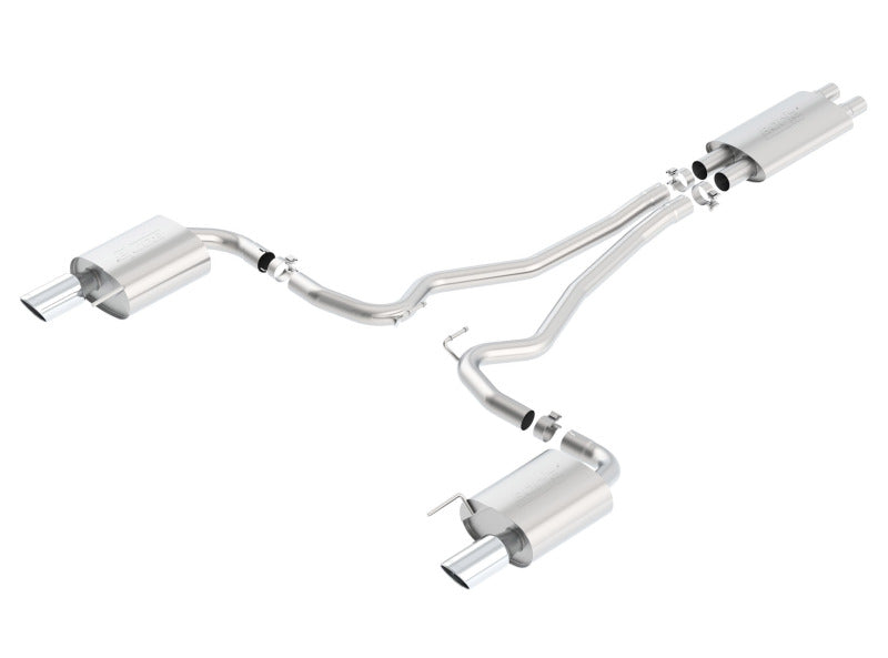 Borla Touring Cat-Back 15 Ford Mustang GT 5.0L V8 MT/AT 2.5in pipe 4in tip Borla Catback