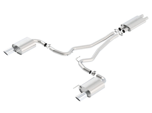 Borla Touring Cat-Back 15 Ford Mustang GT 5.0L V8 MT/AT 2.5in pipe 4in tip Borla Catback