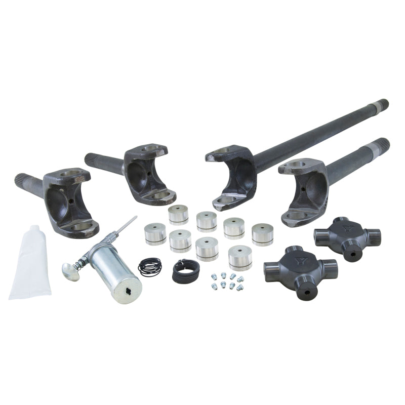 USA Standard 4340 Chrome-Moly Replacement Axle Kit For 88-98 Ford 60 Front w/Super Joints Yukon Gear & Axle Axles