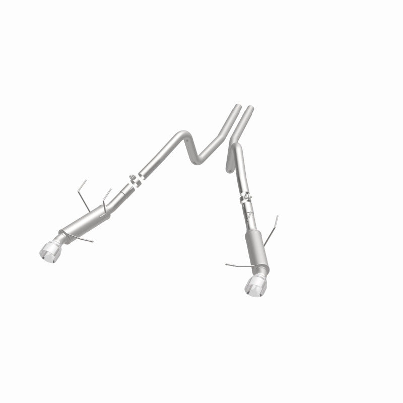 Magnaflow 2014 Ford Mustang V6 3.7L Comp Series Dual Split Rear Polished Stainless C/B Perf Exhaust Magnaflow Catback