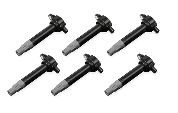 MSD Ignition Coil - Blaster - Chrysler V6 - Black - 6-Pack 827263 MSD Autoparts