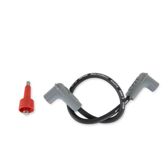 HEI Coil Wire, Blaster 3, Super Conductor, Black 84033 MSD Autoparts