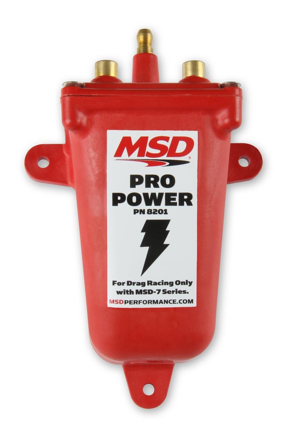 MSD Ignition Coil - Pro Power Series - Red 8201 MSD Autoparts