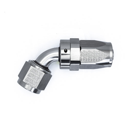 DeatschWerks 8 AN Female Flare Swivel 60-degree Hose End CPE - Anodized DW Titanium DeatschWerks Fittings