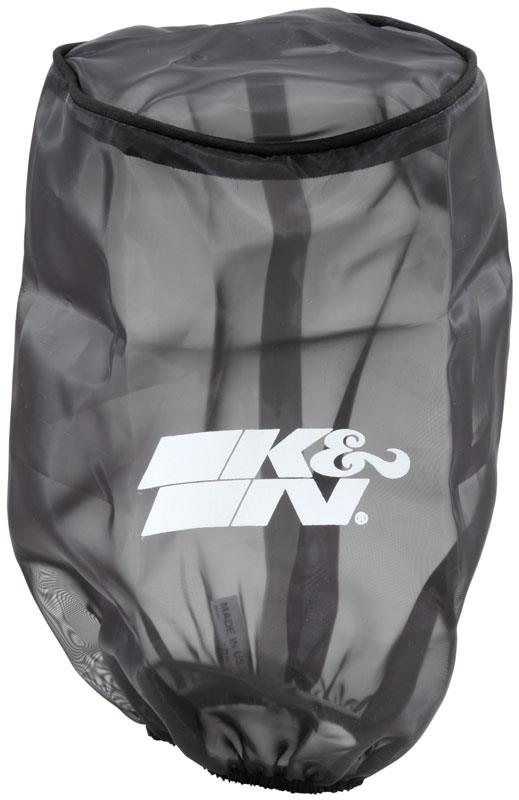 K&N Universal Round Tapered Filter Wrap - Black - 6in Base ID x 4.625in Top ID x 9in Height K&N Engineering Pre-Filters