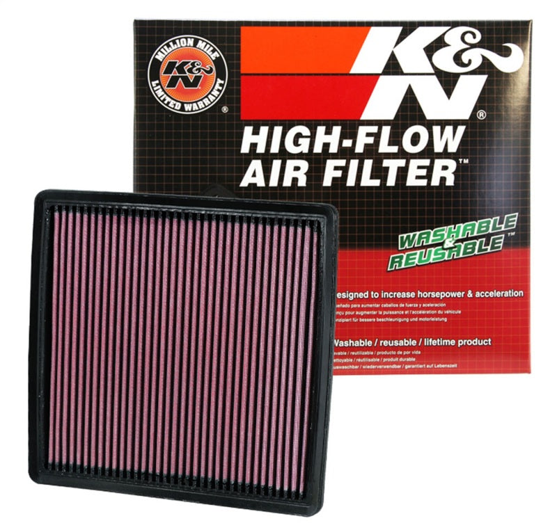 K&N 09-13 Ford F150 / 08-13 F250/F350/450/550 SD / 10-13 F150 SVT Raptor Drop In Air Filter K&N Engineering Air Filters - Drop In