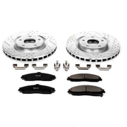 Power Stop 05-07 Cadillac XLR Front Z23 Evolution Sport Brake Kit PowerStop Brake Kits - Performance D&S