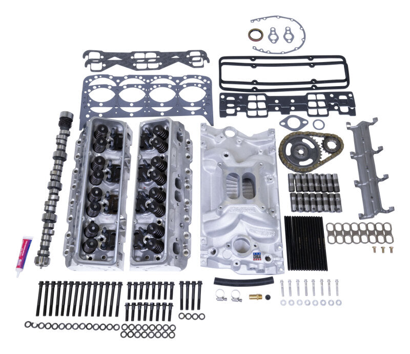 Edelbrock Power Pkg Top End Kit SBC 363 Hp Edelbrock Heads
