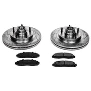 Power Stop 97-00 Ford F-150 Front Z23 Evolution Sport Brake Kit PowerStop Brake Kits - Performance D&S