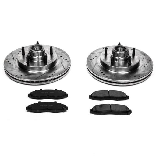 Power Stop 97-00 Ford F-150 Front Z23 Evolution Sport Brake Kit PowerStop Brake Kits - Performance D&S