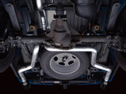 AWE 0FG 21+ Ford F150 Dual Split Rear Cat-Back Exhaust- 5in Diamond Black Tips AWE Tuning EXHAUST-Catback