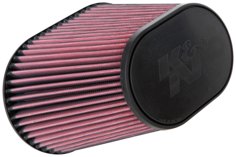 K&N Universal Clamp-On Air Filter 7in x 5-3/16in Flange 10in x 6-1/4in B 6-3/4in x 4-1/2in T 8in H K&N Engineering Air Filters - Universal Fit