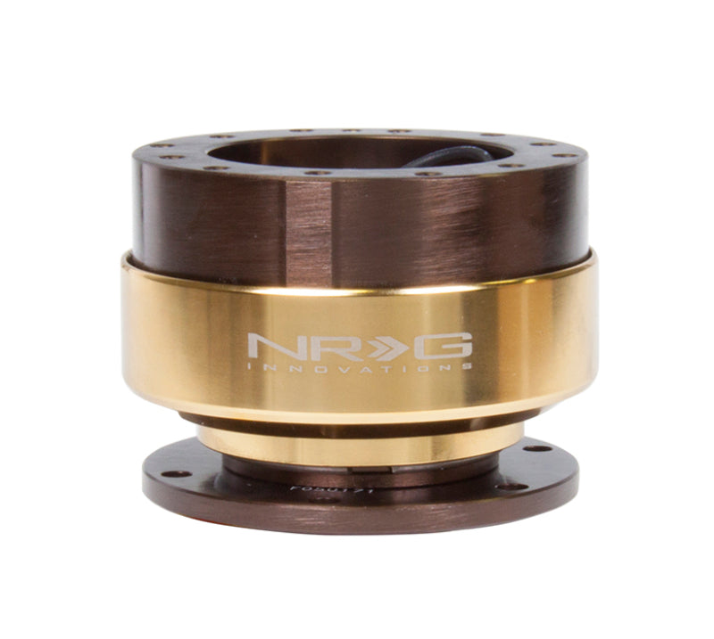 NRG Quick Release Gen 2.0 - Bronze Body / Chrome Gold Ring NRG Quick Release Adapters