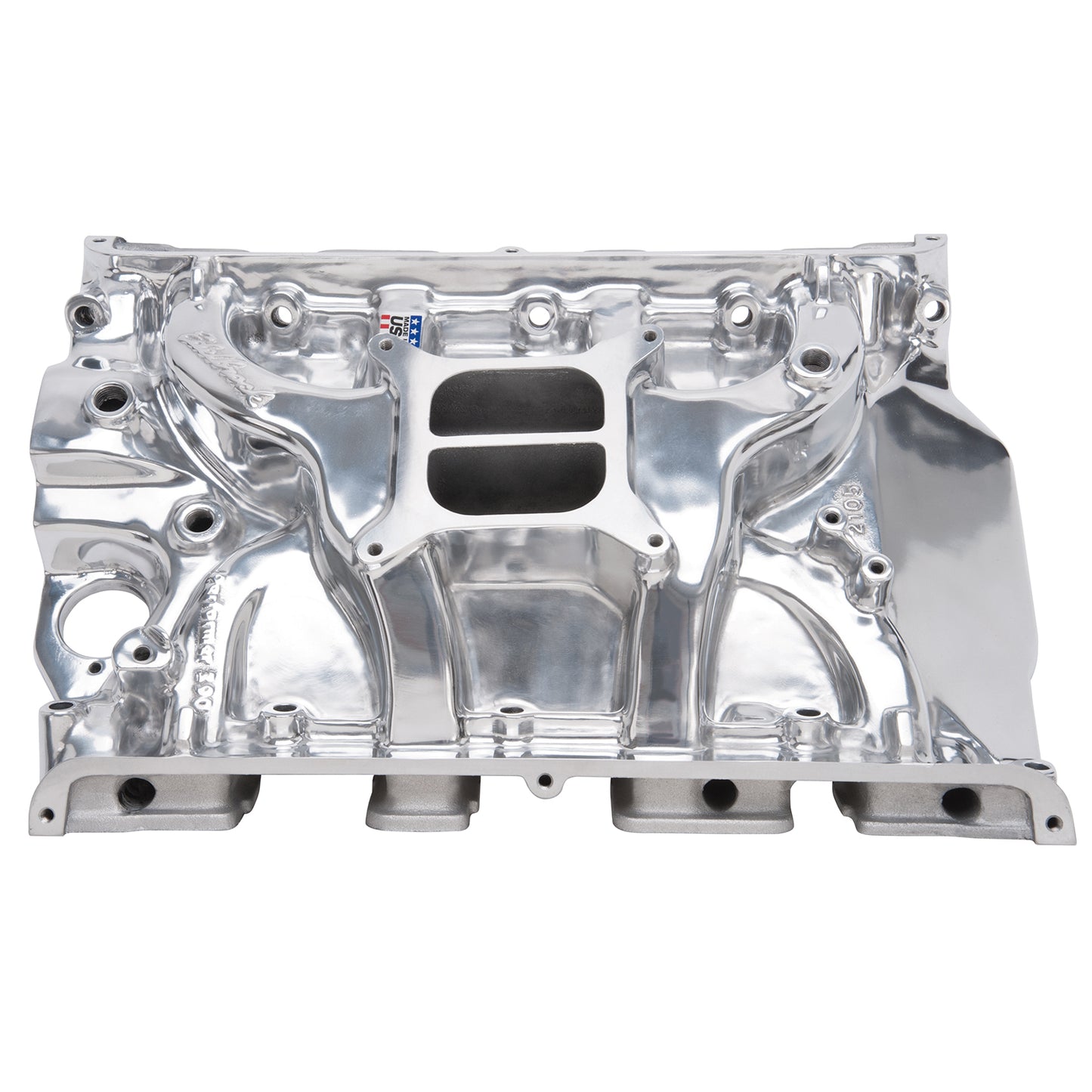 Performer 390 Intake Manifold for Ford FE, Polished Finish