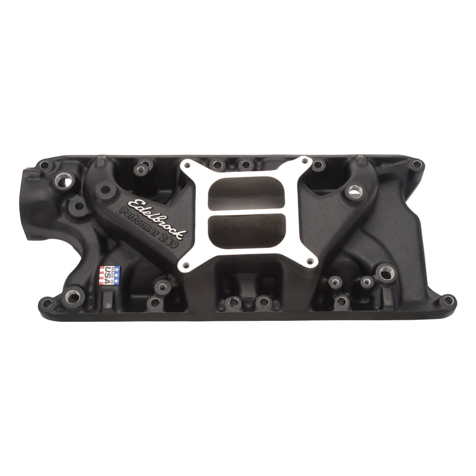 Performer 289 Intake Manifold for Small-Block Ford, Black Finish