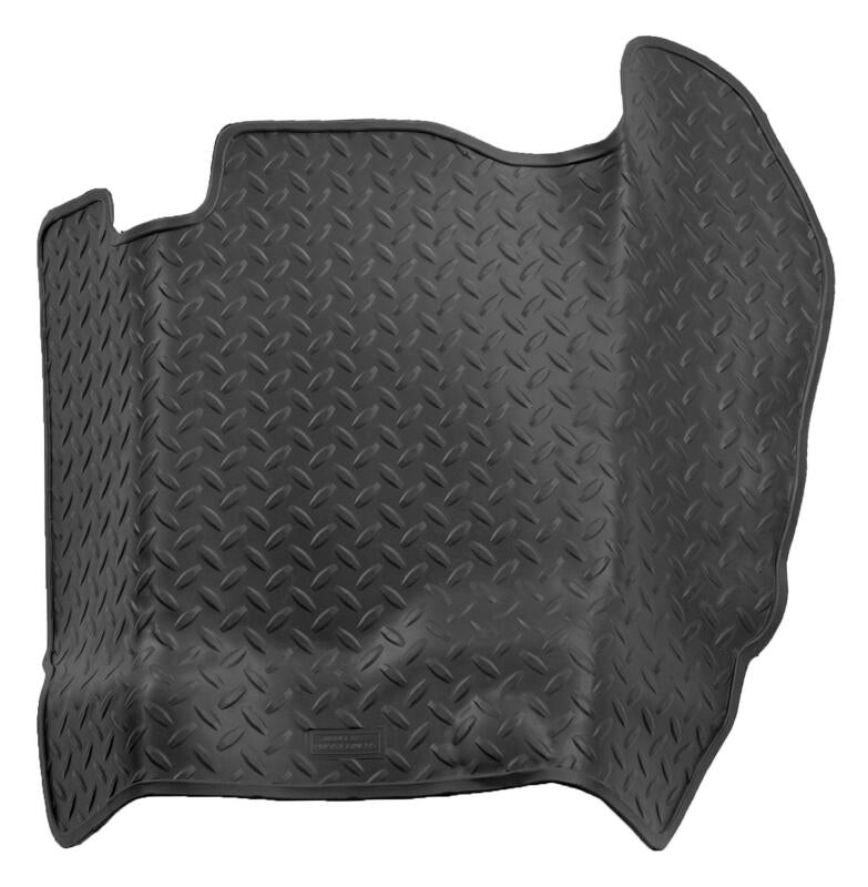 Husky Liners 00-05 Ford F-250-F-550 HD Classic Style Center Hump Black Floor Liner (Auto Trans.) Husky Liners Floor Mats - Rubber