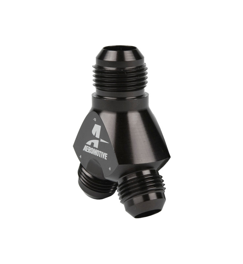 Aeromotive Y-Block - AN-10 - 2x AN-08 Aeromotive Fittings