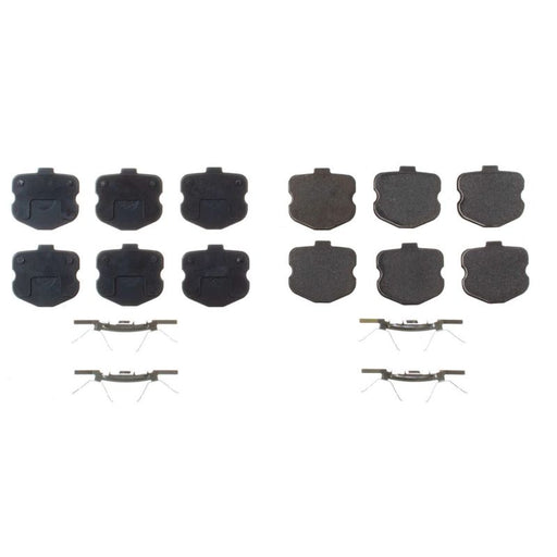 Power Stop 06-13 Chevrolet Corvette Front Z17 Evolution Ceramic Brake Pads w/Hardware PowerStop Brake Pads - OE