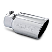 MBRP Universal Tip 6 O.D. Angled Rolled End 4 inlet 12 length MBRP Steel Tubing