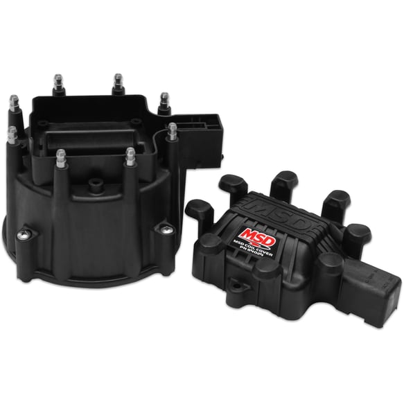 Black GM HEI Extreme Output Distributor Cap 84113 MSD Autoparts
