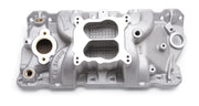 Edelbrock Manifold SBC 23-Degree Marine RPM 1987-1995 w/ Brass Edelbrock Intake Manifolds