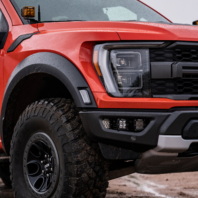 Rigid Industries 2021+ Ford Raptor Triple Fog Lights Kit Rigid Industries Light Mounts