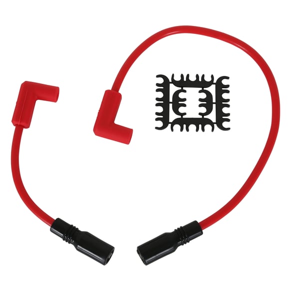 Custom Wire Set - 2000-2017 Softail - w/ carb or FI - 8MM - Red 171100-R ACCEL Autoparts