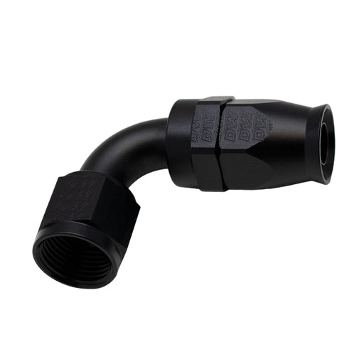 DeatschWerks 10AN Female Swivel 90-Degree Hose End PTFE (Incl Olive Insert) - Anodized Matte Black DeatschWerks Fittings